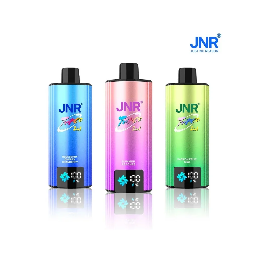 Puff JNR Triple 3-in-1 — 3 Saveurs en 1 Seul Puff avec Écran Animé
